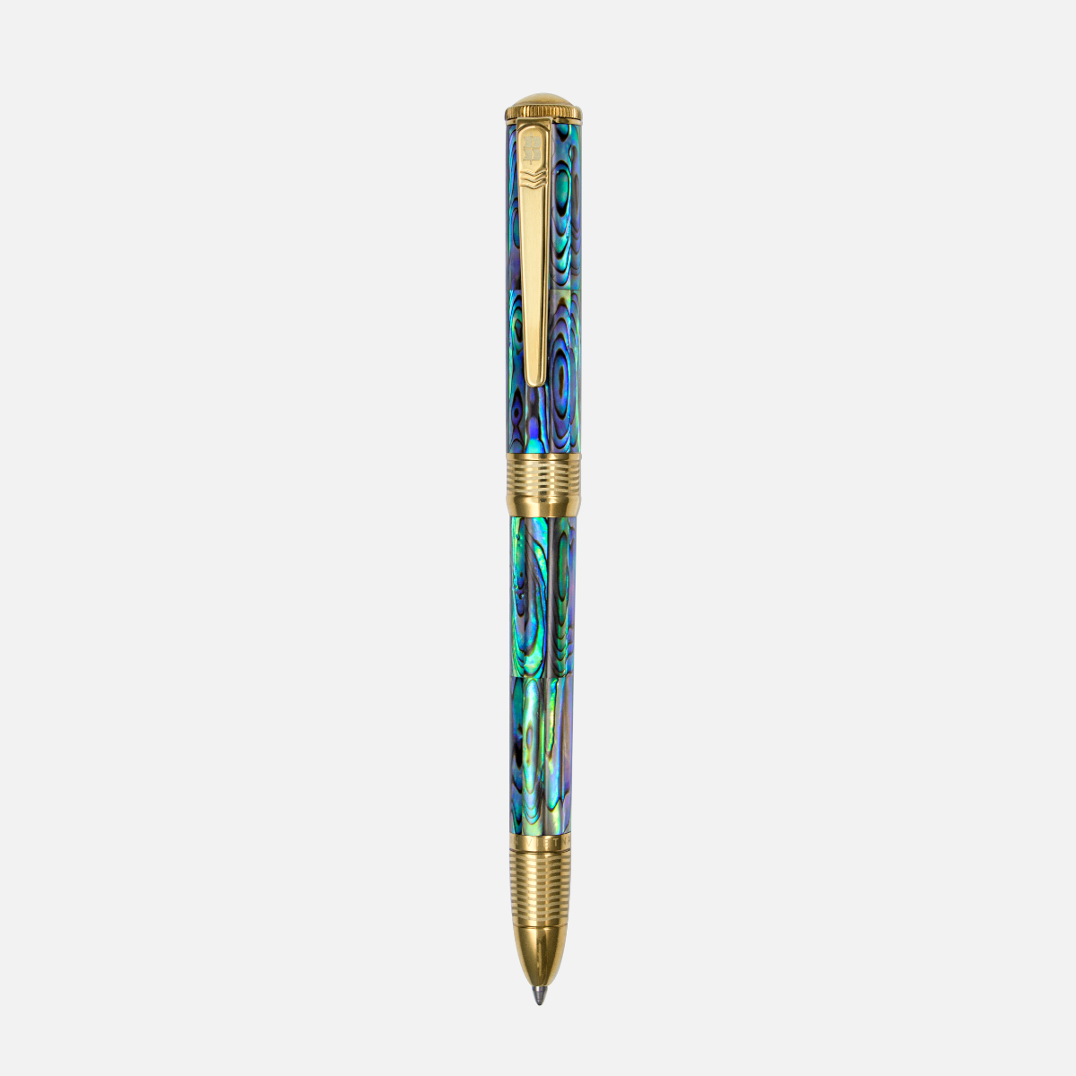 Champion Wave - New Zealand Abalone - Titanium Gold Plated
