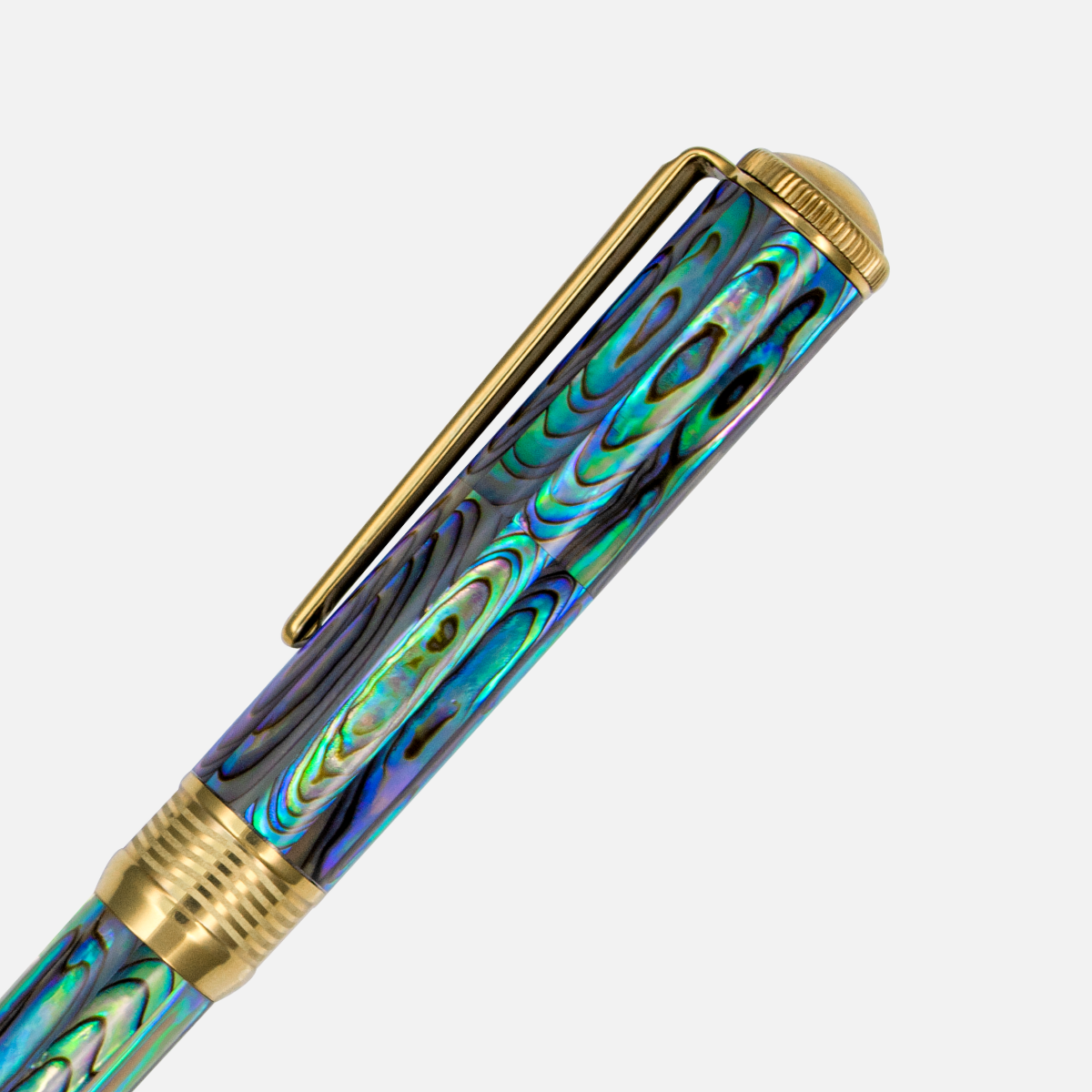 Champion Wave - New Zealand Abalone - Titanium Gold Plated