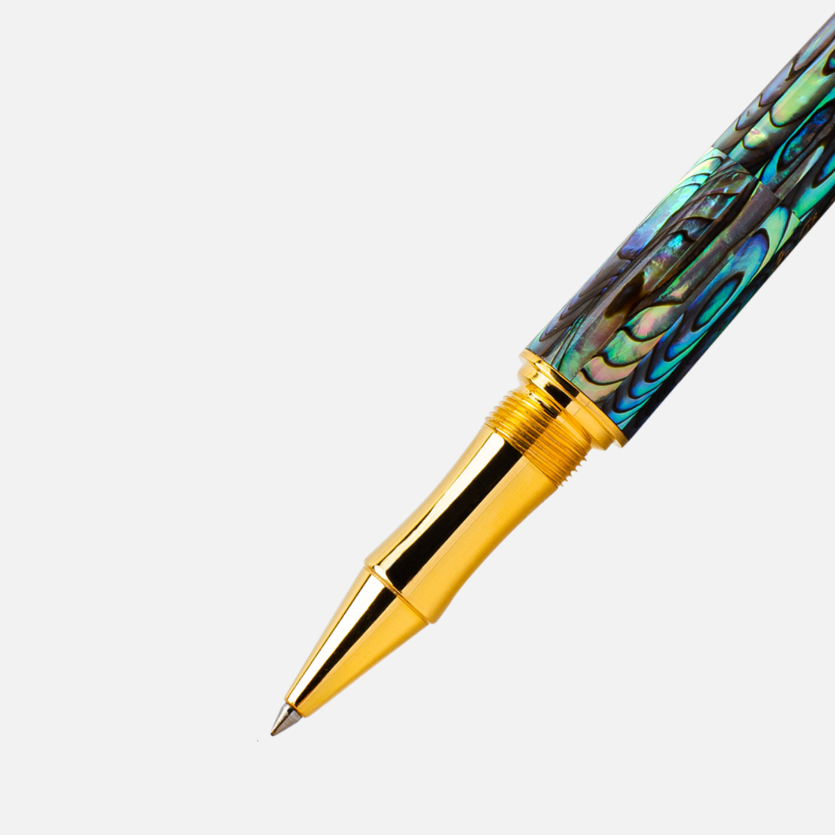 Blutinum - Rollerball Pen - New Zealand Abalone - Gold Plated