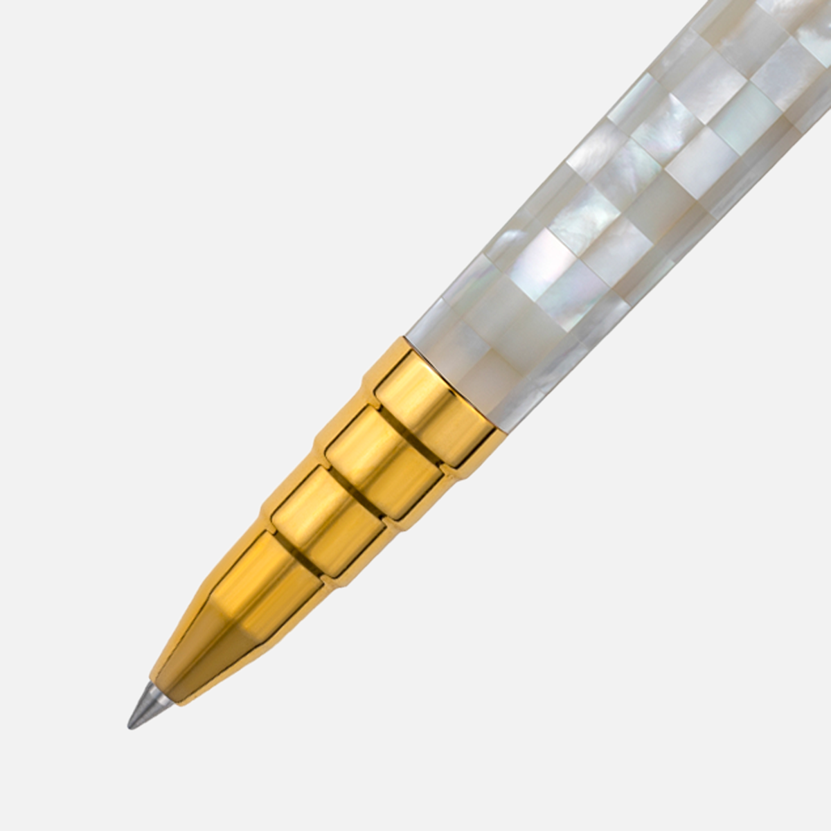 Ta Thanh Thien Son Checked Northern Australia White Pearl Gold Plated-66