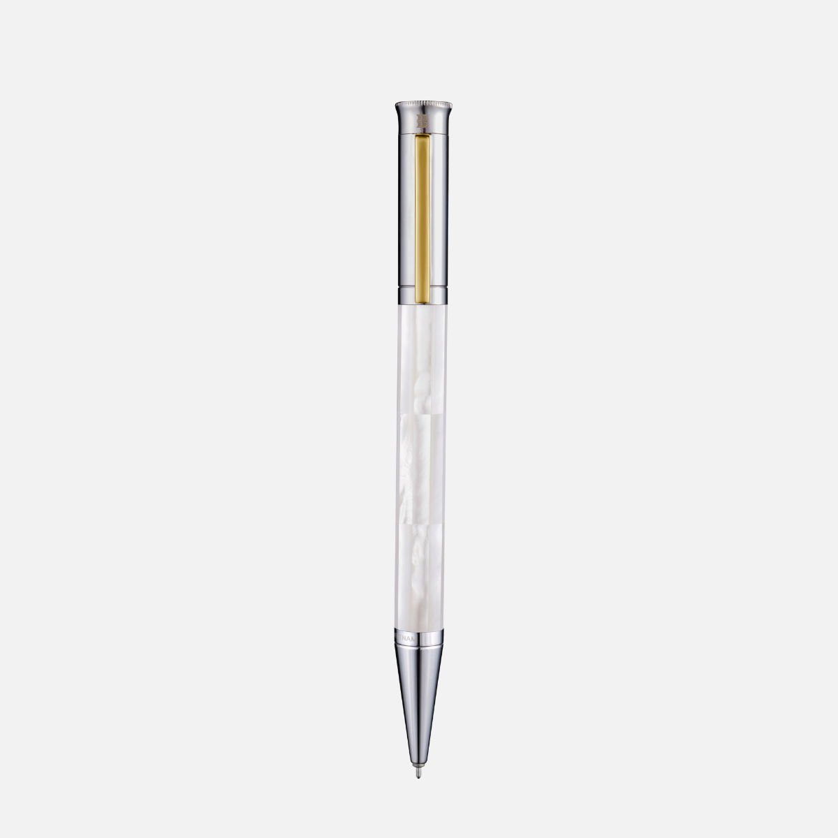 Mastery - Northern Australia White Pearl - White Gold Plated With Gold Clip