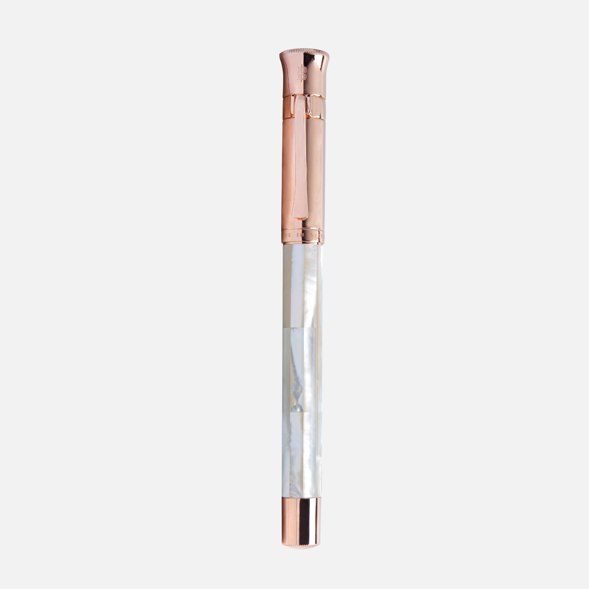 Gemperor - Fountain Pen - Northern Australia White Pearl - Rose Gold Plated