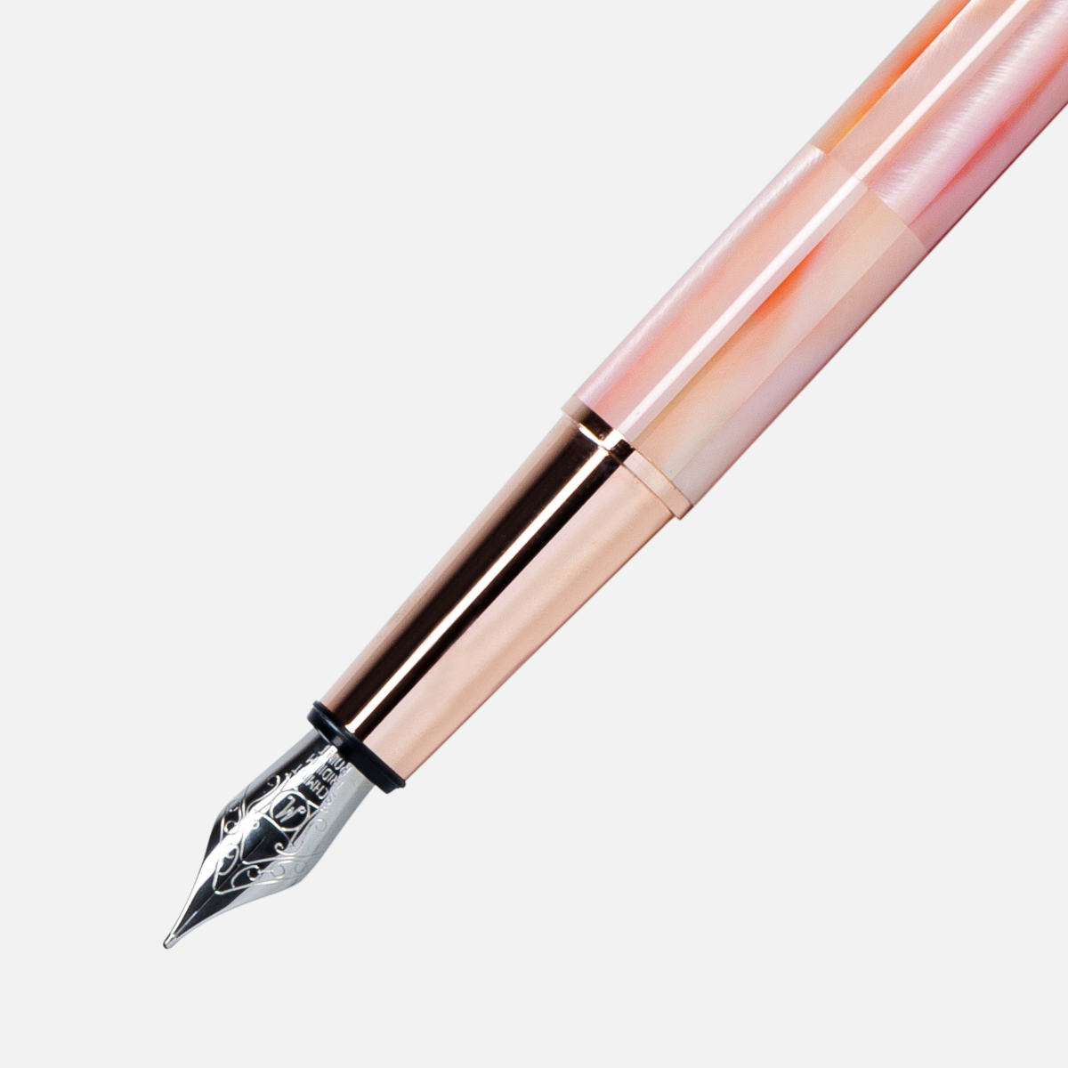 Gemperor - Fountain Pen - Mississippi Pink Pearl - Rose Gold Plated