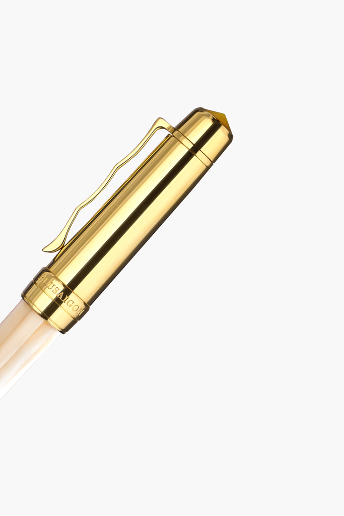 BLU-1997 - Fountain Pen - Mississippi Orange Pearl - Gold Plated