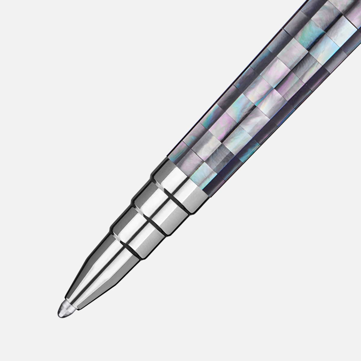 Ta Thanh Thien - Son - Checked - Tahiti Black Pearl - White Gold Plated