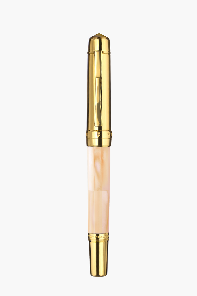 BLU-1997 - Fountain Pen - Mississippi Orange Pearl - Gold Plated