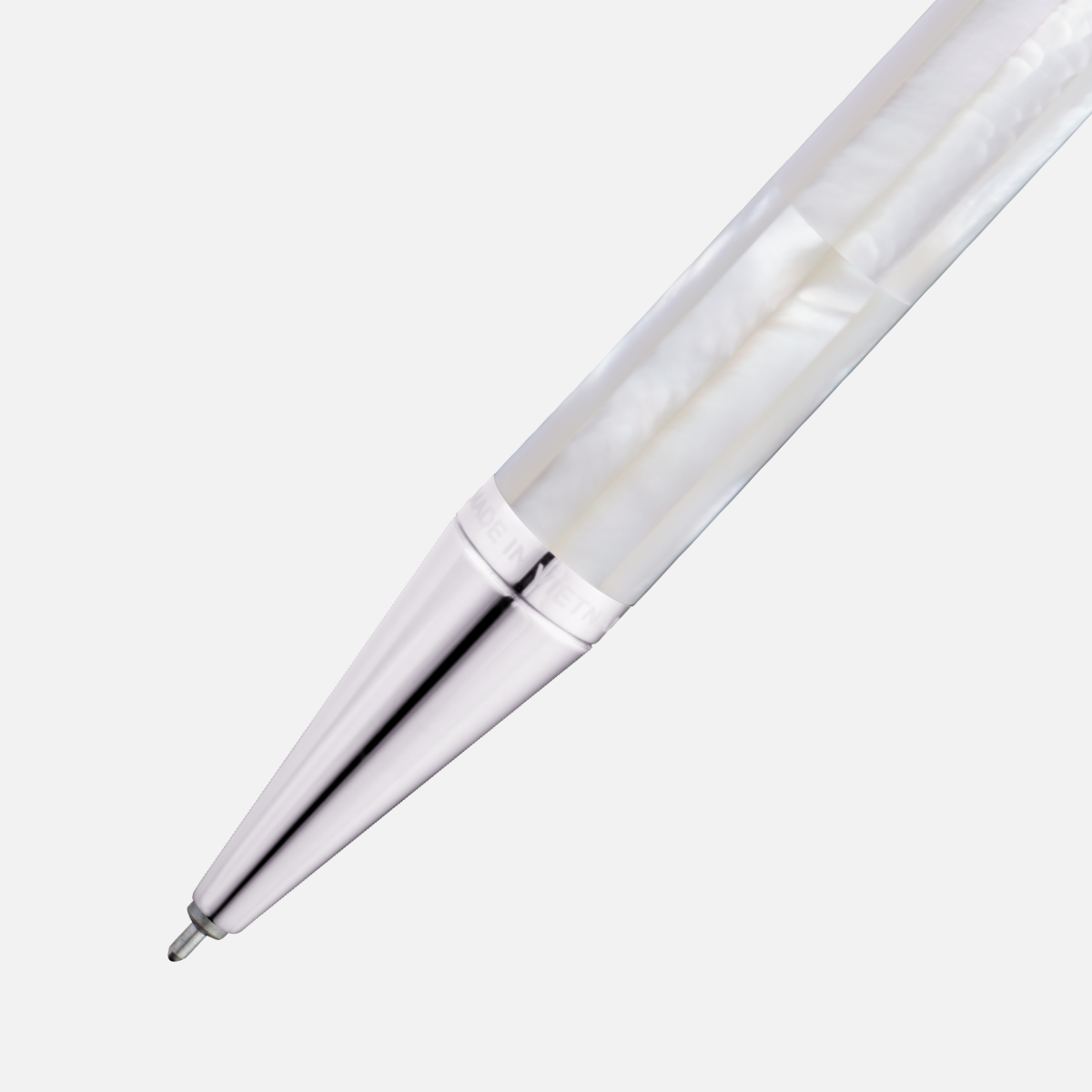 Mastery - Northern Australia White Pearl - White Gold Plated With Gold Clip
