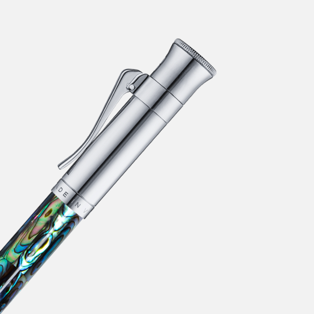  Gemperor New Zealand Abalone Fountain Pen White Gold Plated-25