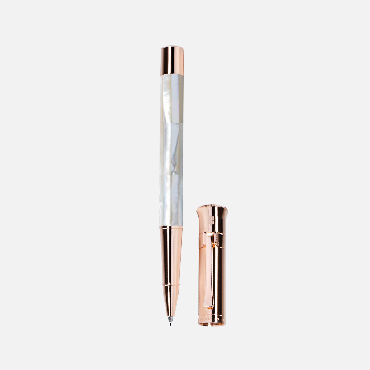 Gemperor - Northern Australia White Pearl Fineliner - Rose Gold Plated