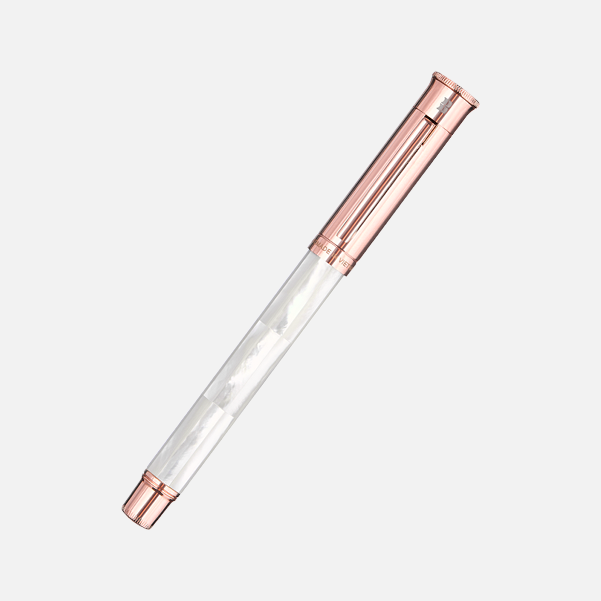  Gemprise Northern Australia White Pearl Rollerball Pen Rose Gold Plated-29