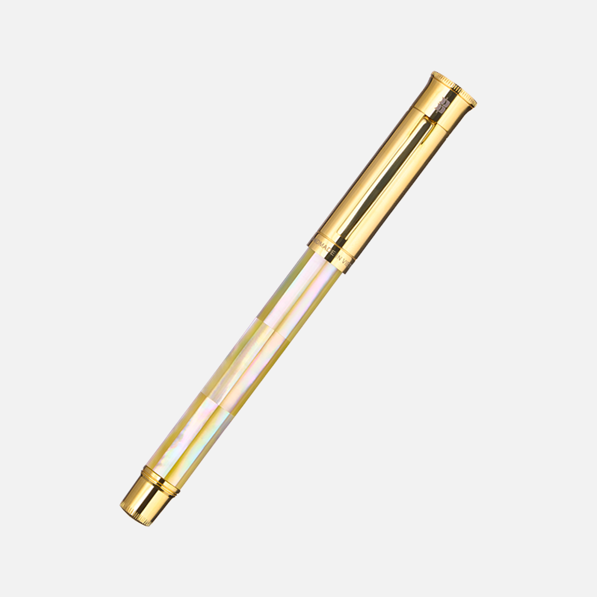  Gemprise Northern Australia Yellow Pearl Rollerball Pen Gold Plated-39