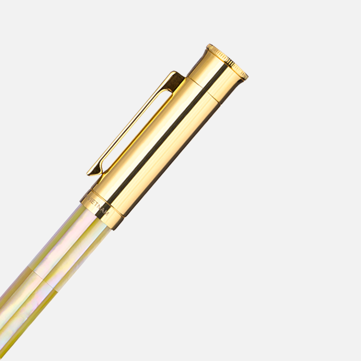  Gemprise Northern Australia Yellow Pearl Rollerball Pen Gold Plated-40