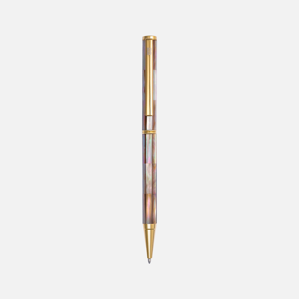 Inspired Mississippi Brown Pearl Titanium Gold Plated-65