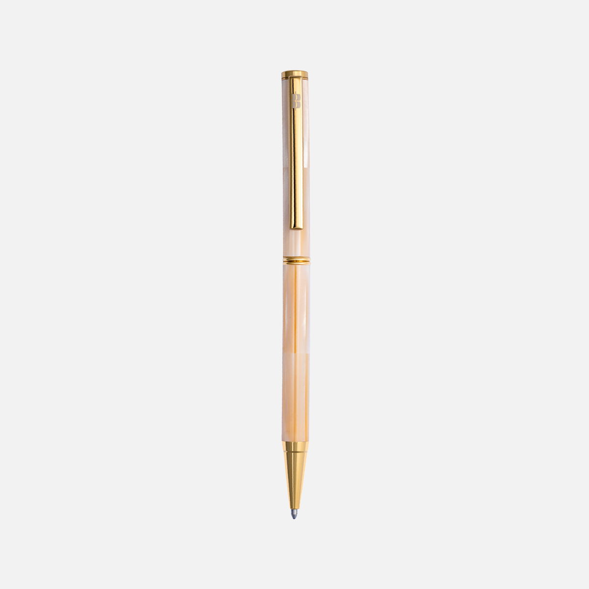 Inspired Mississippi Orange Pearl Titanium Gold Plated-69