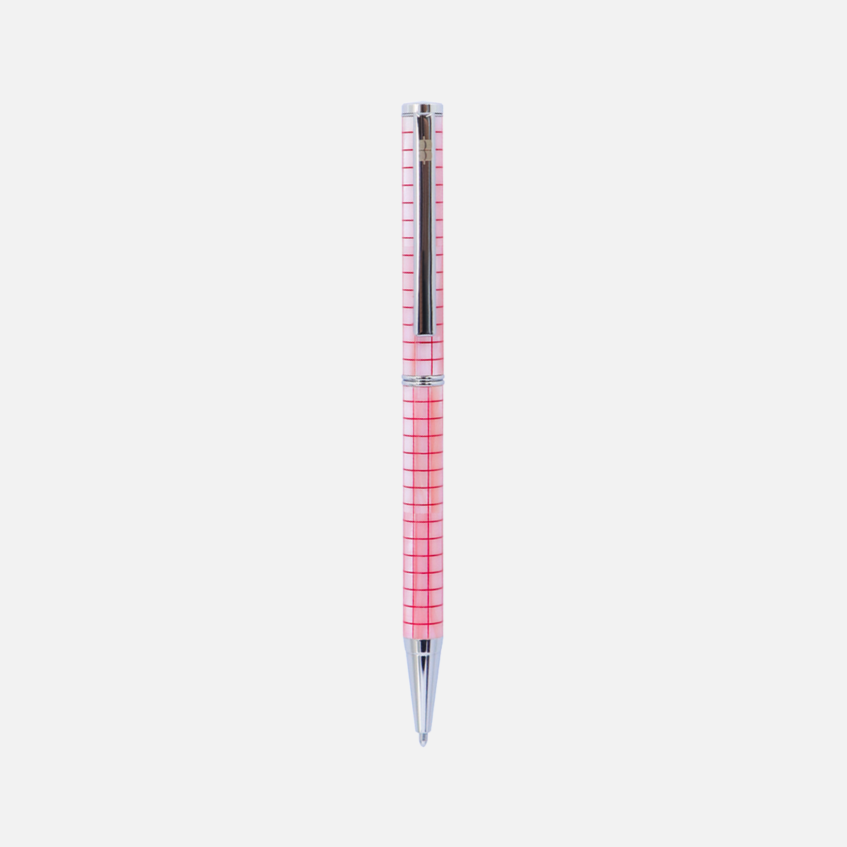 Inspired Mississippi Pink Pearl Red Gingham Chrome Plated-73