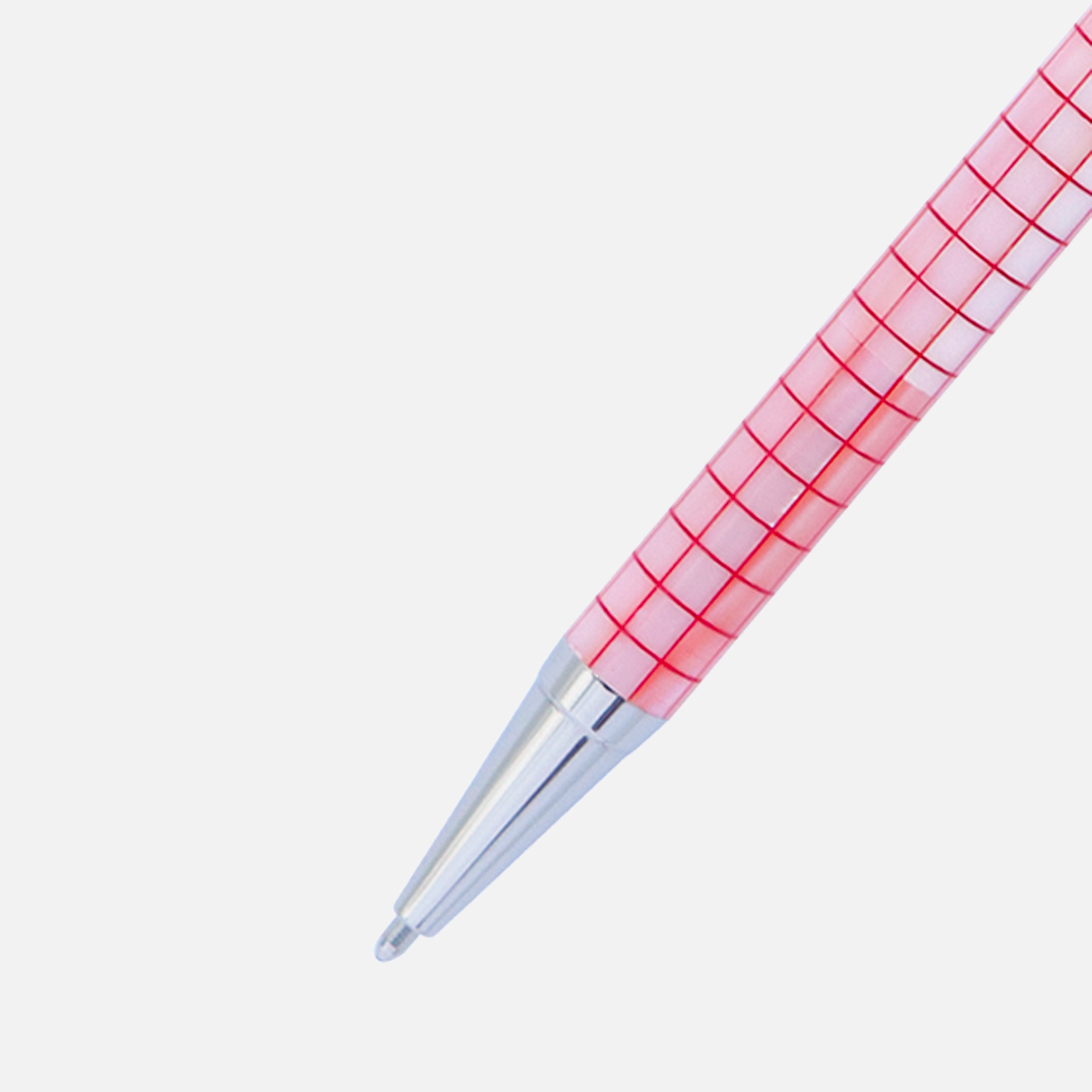  Inspired Mississippi Pink Pearl Red Gingham Chrome Plated-75