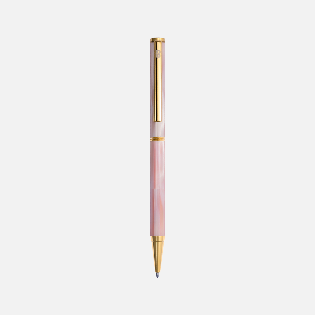 Inspired Mississippi Pink Pearl Titanium Gold Plated-77