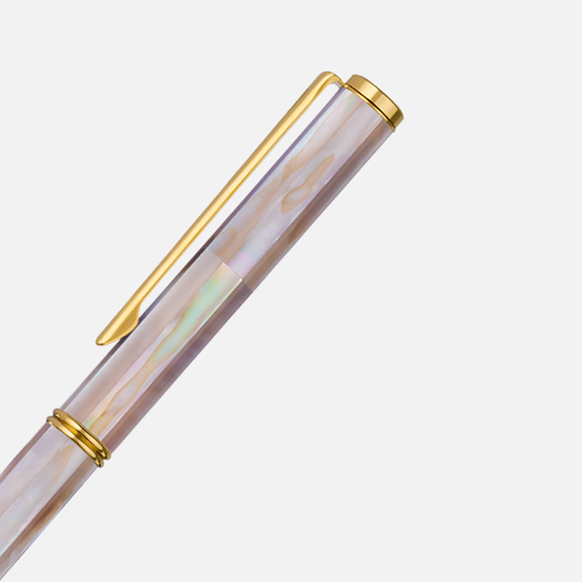  Inspired Mississippi Purple Pearl Titanium Gold Plated-82