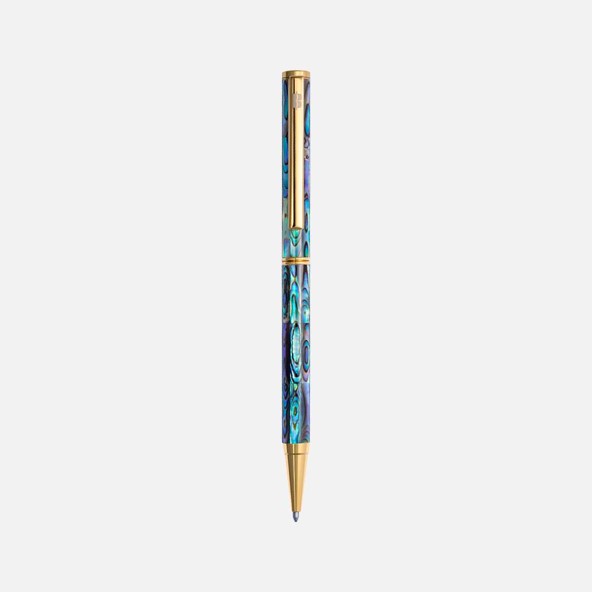 Inspired New Zealand Abalone Titanium Gold Plated-89