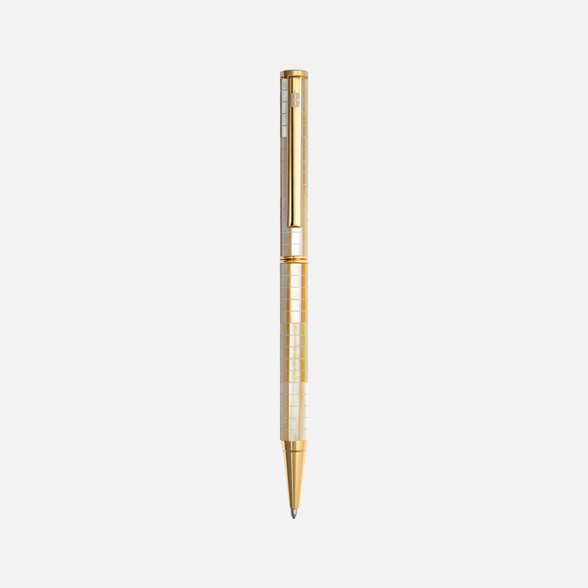 Inspired Northern Australia Yellow Pearl Gingham Titanium Gold Plated-123