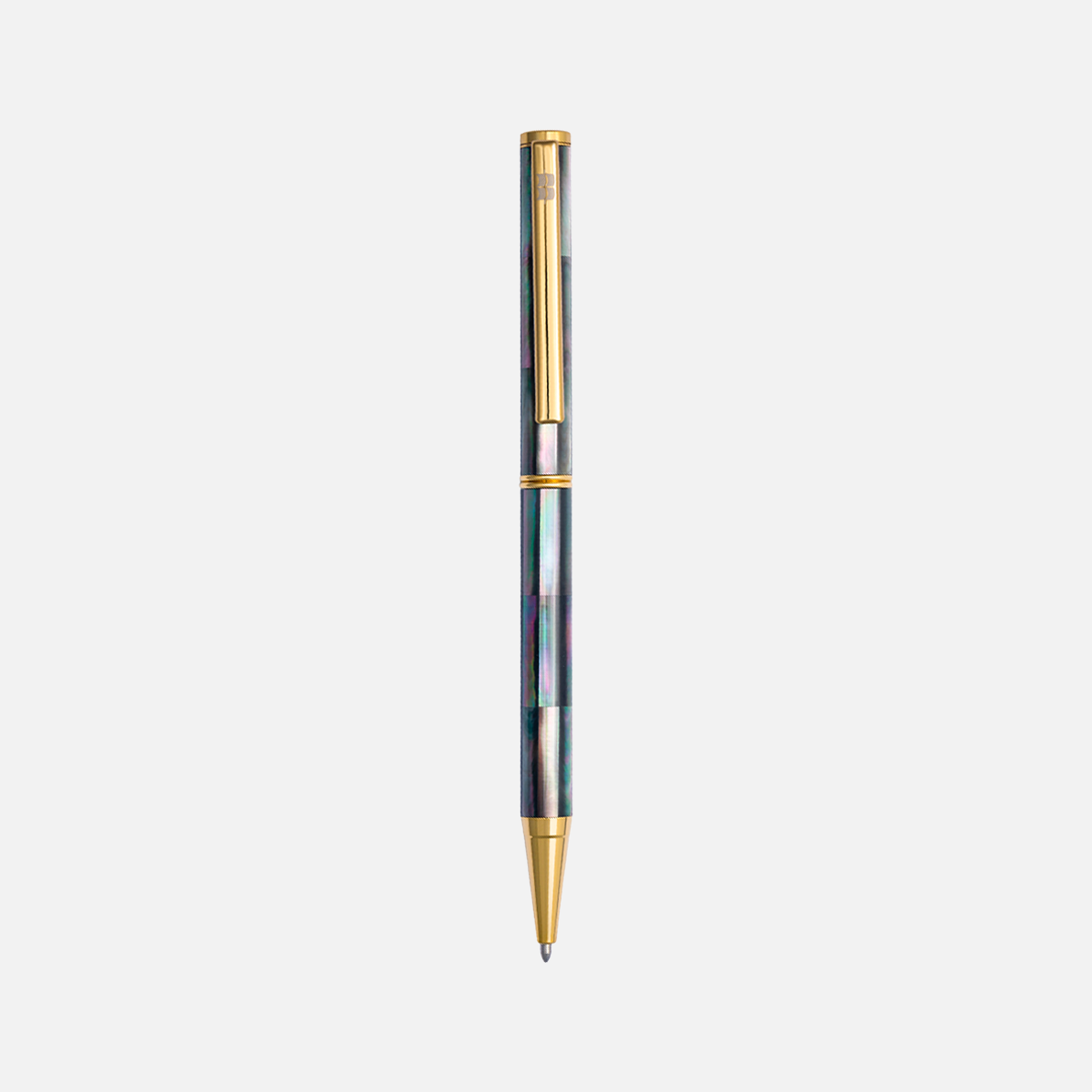 Inspired Tahiti Black Pearl Titanium Gold Plated-139