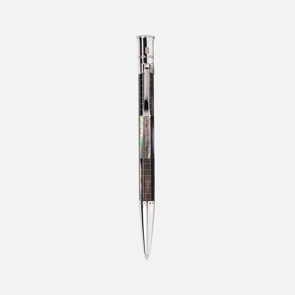 Visionary - Gingham - Tahiti Black Pearl - White Gold Plated-68