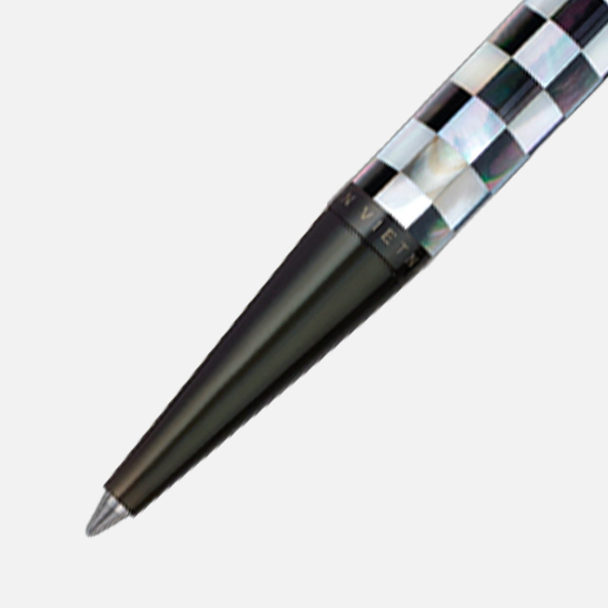  Visionary Tahiti Black Pearl Northern Australia White Pearl Gingham Ruthenium Plated-138